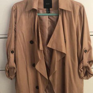 Forever21 trench jacket light S